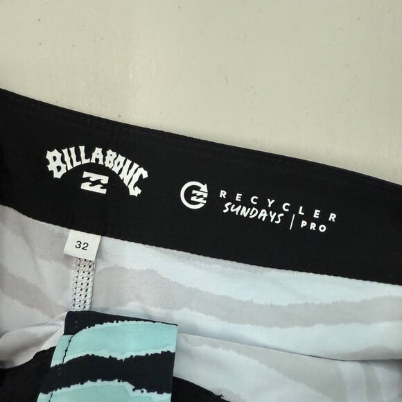 Billabong Recycler Sundays Pro Performance Stretch Boardshort Swim Trunk Mens 32 - Picture 2 of 9